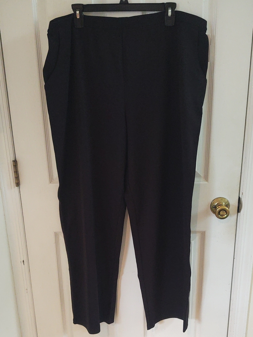 L.L. Bean Straight-Leg Black Women's Pants - 3X